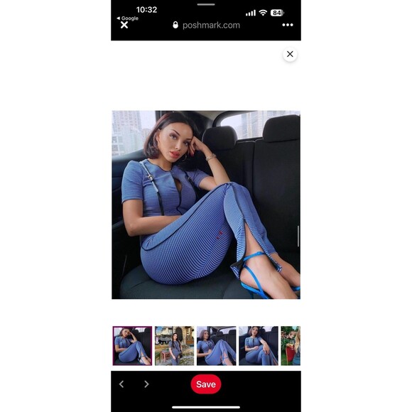 Zara Jacquard Checked Weaved Side Piping Zip Hem Leggings Pull On Pants S - Picture 8 of 8